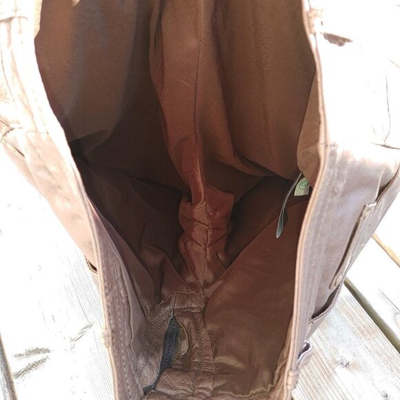 DANIER Brown Leather Pants Women's Size 4 Chocolate Brown - Picture 8 of 12